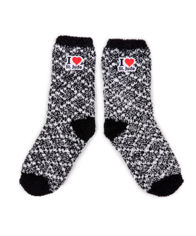 Heathered Fuzzy Socks